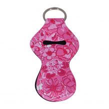 The Coral Palms® Neoprene Chapstick Holder - Foxy Floral Collection - CLOSEOUT
