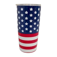 The Coral Palms® 20oz Double Wall Stainless Steel Super Tumbler - OLD GLORY