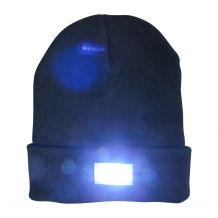The Coral Palms® LED Stocking Cap Embroidery Blanks - BLACK