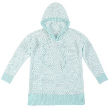 The Coral Palms® Popcorn Pullover Hoodie - MINT - CLOSEOUT