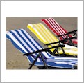 Jacquard Striped Cabana Beach Towel Embroidery Blanks