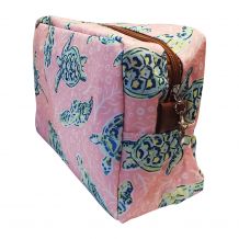 The Coral Palms® Solely Sea Turtles Cosmetic Bag