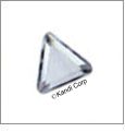 6mm Crystal Triangle Swarovski Hot-Fix Crystals - 6 pcs