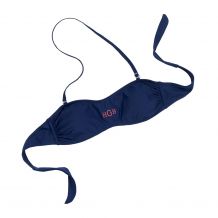 Swim Bandeau Bikini Top - NAVY - CLOSEOUT