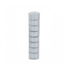 Fil-Tec Clear-Glide Polyester 15-Class Pre-Wound Bobbins Tube of 8 - Light Grey