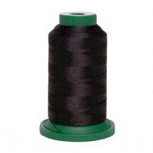 T020 Black Fine Line 60wt Polyester Embroidery Thread 1500 Meter Spool