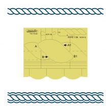 Westalee Design - 1.5" Continuous Rope & Echo Template