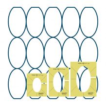 Westalee Design - Simple Ovals - 3-piece Template Set