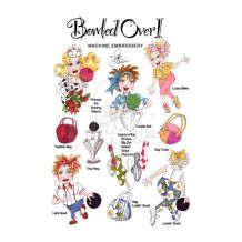Bowled Over 1 by Loralie Designs Embroidery Designs on a Multi-Format CD-ROM 630099