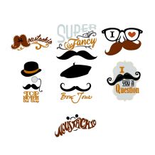 Marvelous Moustache Mini Collection of Embroidery Designs by Dakota Collectibles on a CD-ROM 970583 - CLOSEOUT