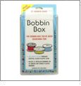 Collins Clear Plastic Bobbin Box - Holds 21 Bobbins