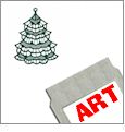 Embroider Your Holiday Expressive Lace Embroidery Designs by Marie Osmond on an ARTISTA Embroidery Card PC97A