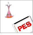 Denas Closet Embroidery Designs by Dena Fishbein on a BROTHER Embroidery Card PC812B