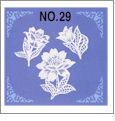 Lace Embroidery Designs on a Brother Embroidery Card SA329
