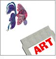 Fish Follies Embroidery Designs by Nancy Barrett on an ARTISTA Embroidery Card PC836A
