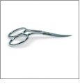 Double Curved Embroidery Scissors by Gingher - 4 inch