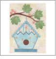 Birdhouses Applique Embroidery Designs by Ashley Embroidery on a Multi-Format CD-ROM ASH009