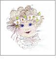 Baby Face 1 by Loralie Designs Embroidery Designs on a Multi-Format CD-ROM 631099