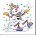Christmas Snowpeople Embroidery Designs by Dakota Collectibles on a CD-ROM 970205