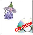 Clowning Around by Nancy Barrett Embroidery Designs on a Multi-Format CD-ROM PC845200