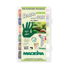 Madeira - Sensa Green Smartbox Quilting and Embroidery Thread - 18-spool Gift Set - CLOSEOUT