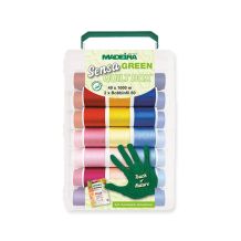Madeira - Sensa Green Smartbox Quilting Thread - 40-color + 2 Bobbinfil 80 - 42 Spool Gift Set - CLOSEOUT