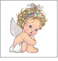 Morehead Cherished Angels Embroidery Designs on a Multi-Format CD-ROM 236C-MH20