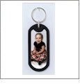 Dog Tag Keytag Photo & Kiwi Paper Embroidery Blank