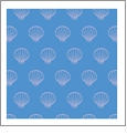 Clamshell Huckleberry with Grapefruit - Kiwi Embroidery Paper - One 8.5in x 11in Sheet