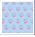 Clamshell Cloud with Apple - Kiwi Embroidery Paper - One 8.5in x 11in Sheet