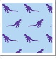 Dinos Cloud with Grape - Kiwi Embroidery Paper - One 8.5in x 11in Sheet