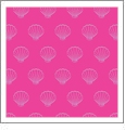 Clamshell Raspberry with Passion Fruit - Kiwi Embroidery Paper - One 8.5in x 11in Sheet