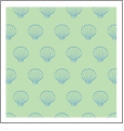Clamshell Honeydew with Huckleberry Fruit - Kiwi Embroidery Paper - One 8.5in x 11in Sheet