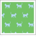 Kitty Kiwi with Cloud - Kiwi Embroidery Paper - One 8.5in x 11in Sheet