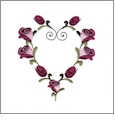 Sweet Sweet Roses Embroidery Designs by Sewing With Nancy  for Amazing Designs on a Multi-Format CD-ROM ADP-58