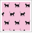 Kitty Grapefruit with Blackberry - Kiwi Embroidery Paper - One 8.5in x 11in Sheet