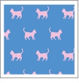 Kitty Huckleberry with Grapefruit - Kiwi Embroidery Paper - One 8.5in x 11in Sheet