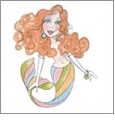 Mermaids  by Loralie Designs Embroidery Designs on a Multi-Format CD-ROM 631599