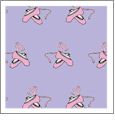 Ballet Passion Fruit with Grapefruit - Kiwi Embroidery Paper - One 8.5in x 11in Sheet
