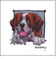 Happy Face Dogs 1 by Mike Mccartney Embroidery Designs on a BROTHER Embroidery Card GC215B-MC3