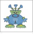 Monsters by Annie Lang Embroidery Designs on a BROTHER Embroidery Card BMCL-AL2