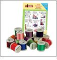 Floral Inspirations with Madeira 18 Spool Thread Kit Embroidery Designs by Amazing Designs on a Multi-Format CD-ROM ADC-77JTK