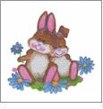 More Cutes by Image by Design Embroidery Designs on a BROTHER Embroidery Card GC216B-ID4