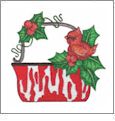 Enamel Christmas Embroidery Designs by Susan Schmitz on a BROTHER Embroidery Card BMC-SP4