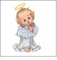 Morehead Watercolor Angels Embroidery Designs on a Multi-Format CD-ROM MH22