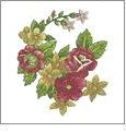 Splendid Holiday by Benartex Studio Embroidery Designs on a BROTHER Embroidery Card PC872B