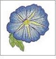 Flower Show Embroidery Designs on a BROTHER Embroidery Card PC866B