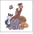 Bazooples Embroidery Designs by Amazing Designs on a Multi-Format CD-ROM ADP-68J