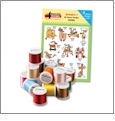 Reindeer Embroidery Designs with 18 Spool Madeira Thread Kit by Amazing Designs on a Multi-Format CD-ROM ADC-28JTK