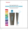 Simplicity Bias Tape Maker Tip - 1-1/4" Single Fold